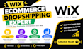 build responsive wix dropshipping website design redsesign wix ecommerce expert