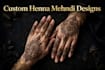 create custom henna mehandi designs