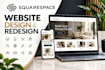 design, redesign, a professional square space website and development