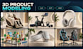 create optimized 3d product models in glb and gitf usdz for shopify, amazon ar