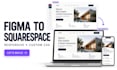 convert figma to squarespace website responsive design custom css, landing page