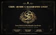 design luxury modern urdu and arabic calligraphy logo