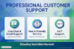be your professional customer service and live chat agent