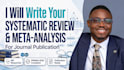 write your systematic review or metaanalysis for publication