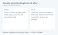 translate and proofread french to english documents