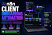 automate client onboarding with n8n, webhooks, forms and CRM integrations