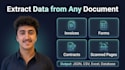 extract data from pdfs and scanned documents into json or excel with ai