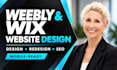 design, redesign interactive german weebly and wix website with SEO optimization