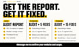audit your website for SEO, ai search, speed and design and fix issues