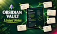 build and organize your obsidian vault with templates, plugins, and linked notes
