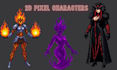 do 2d pixel art animation, pixel art sprite sheet, nsfw character animation