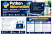 create python automation script , web scraping bots