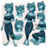 draw custom furry character art, fursona