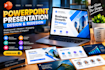design or redesign powerpoint presentation slide company presentation
