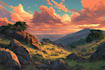 do fantasy landscape illustrations