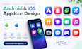 design professional andriod an IOS app icons