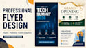design professional canva flyers and posters