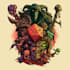 create a detailed fantasy logo illustration