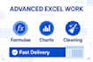 do accurate data entry, excel work and pdf to excel conversion