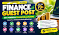 deliver high da finance guest post and finance backlinks