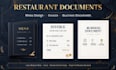create luxury restaurant and cafe website design