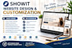 design showit website, showit template showit website redesign and customization