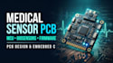 medical sensor pcb with mcu integration, biomedical sensors, embedded c firmware