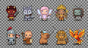 characters of pixel art