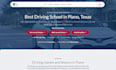 design squarespace driving school website car training website learner website