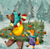 create whimsical holiday creature and christmas monster art