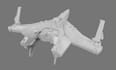 3d spaceship model, 3sci fi spacecraft, game assets for unity and unreal