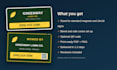 design a truck magnet and yard sign for your business