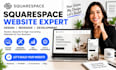 do squarespace website design, squarespace redesign, squarespace website expert