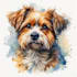create a cartoon pet portrait from photo