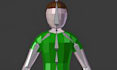 create ps1, psx, ps2, lowpoly 3d stylized game characters with rig and animation