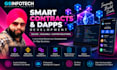 develop blockchain applications, smart contracts, and dapps