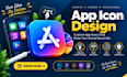 design professional android and ios app icons
