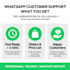 be your professional whatsapp support and virtual assistant