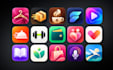 design modern and attractive app icon logo