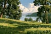 create flat landscape illustration