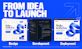 build a custom react or nextjs landing page for your startup