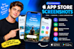 design app store screenshots for ios apps with aso focused visual designs iphome