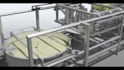 create 3d food processing and packaging machine animation