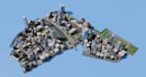 build roblox city map, building, 3d environment in roblox studio