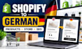 shopify german translation ecommerce product SEO localization