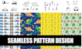 design fabric textile pattern seamless pattern design