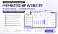 build wordpress membership website, subscription website using memberpress pro