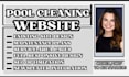 design a pool cleaning website, pool service website, and pool company website