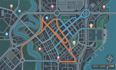 design custom route maps, directional maps and wayfind maps