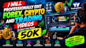 professionally edit forex, crypto and trading video to make 50k